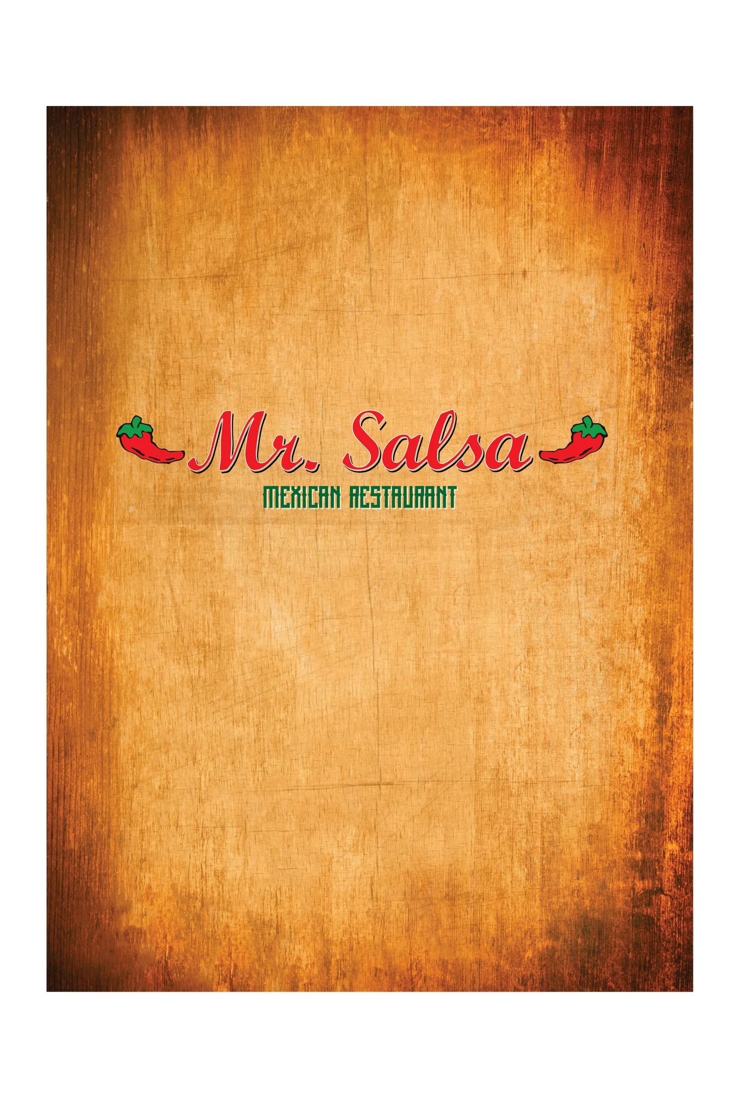 Menu — Mr. Salsa Mexican Restaurant
