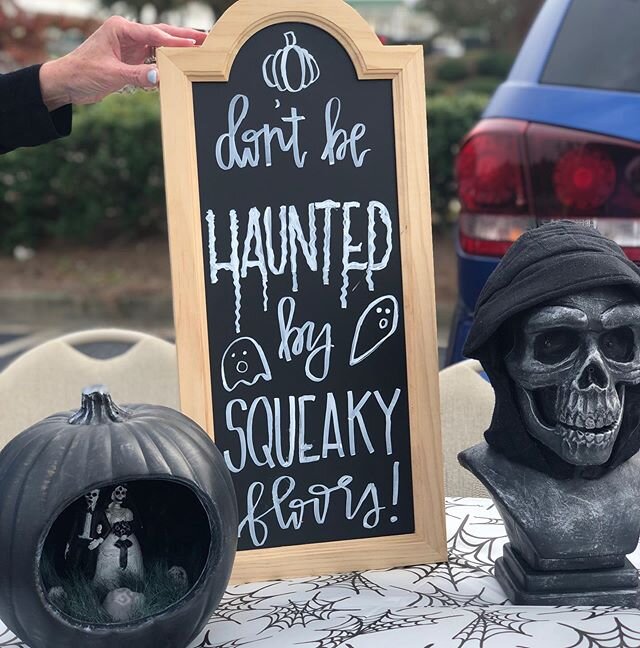 Don&rsquo;t be haunted by squeaky floors this Halloween, call Jan and Anne at JCS Carpet Company for all your flooring needs! 👻