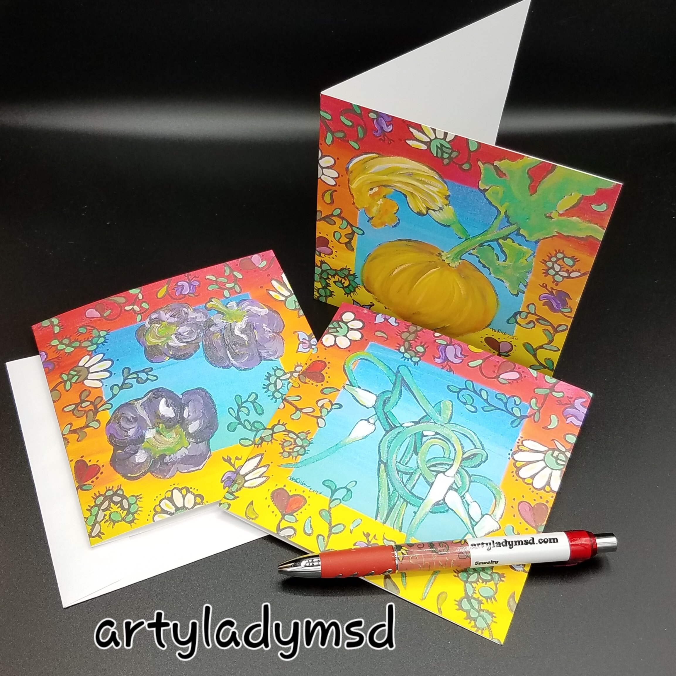 Welcome to the Garden Note Card set by ArtyLadyMsD.jpg