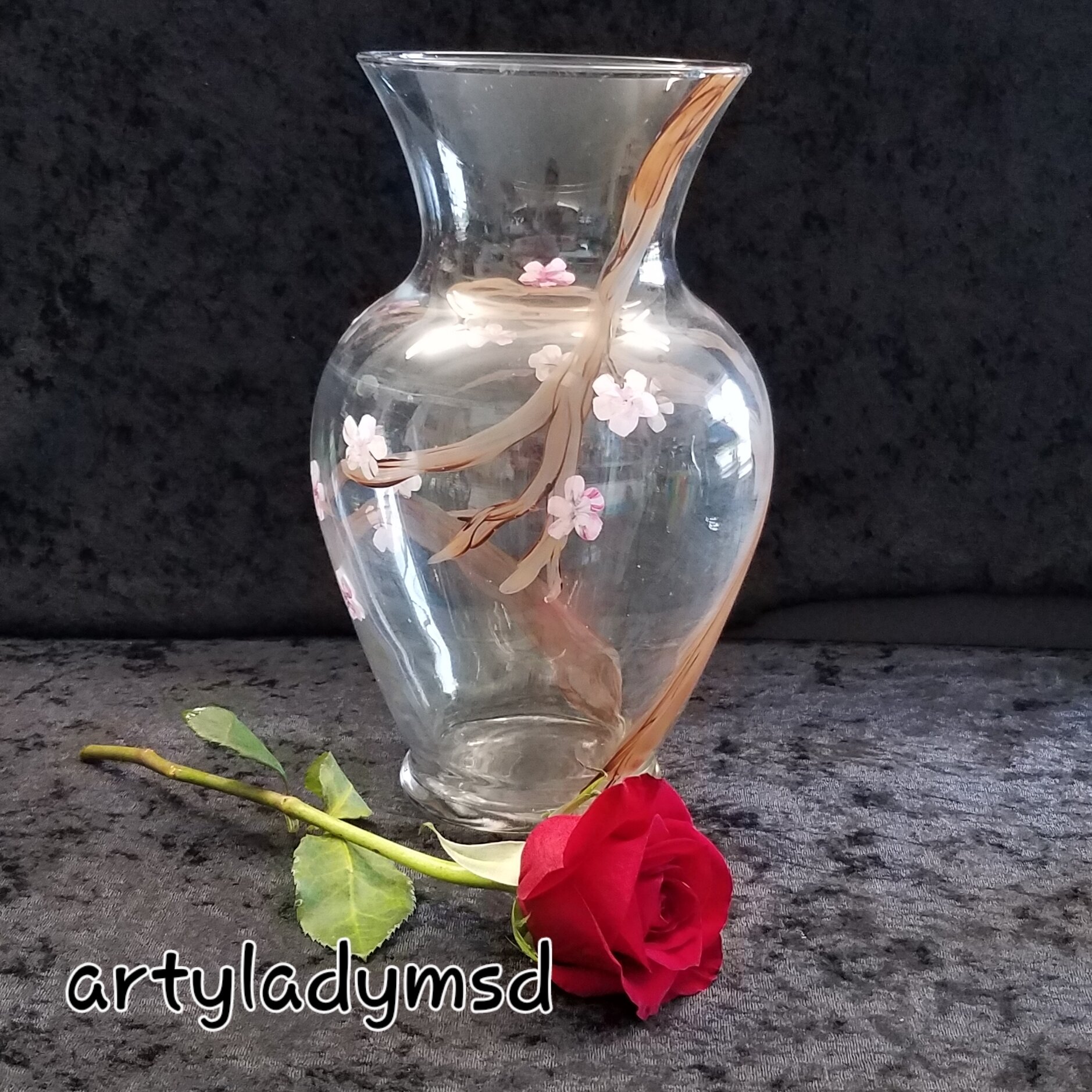 Cherry Blossoms Vase by ArtyLadyMsD.jpg