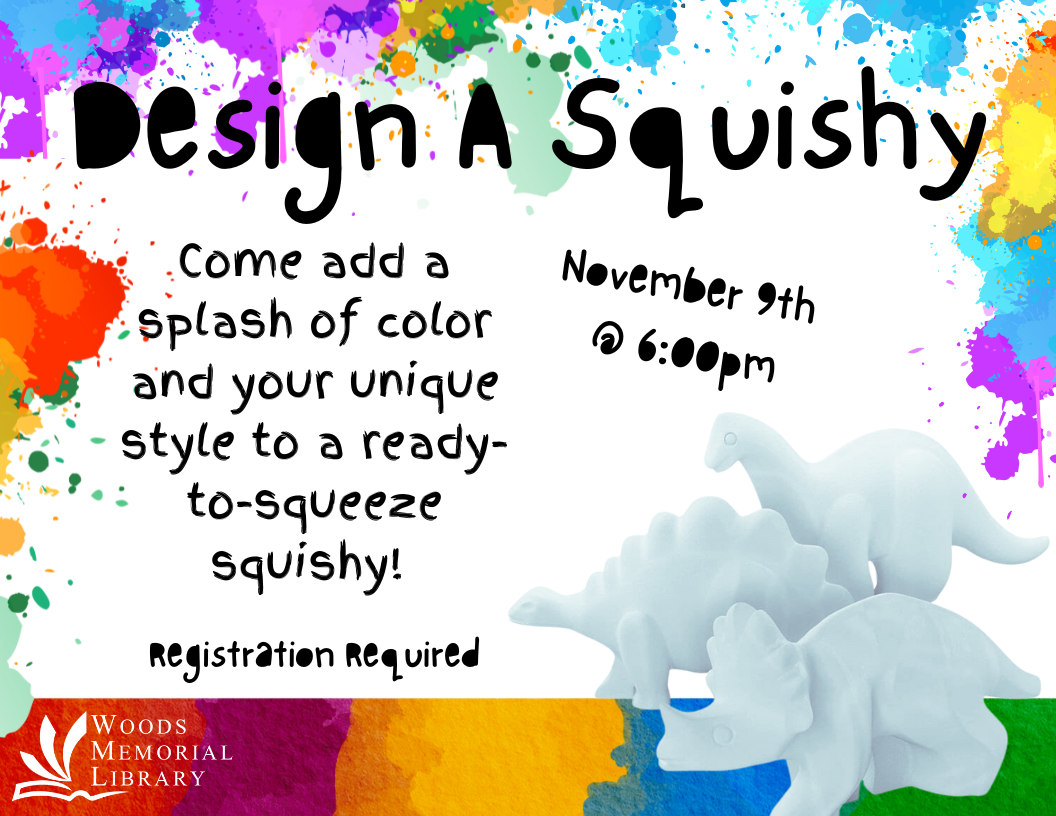 Design a Squishy — Woods Memorial Library