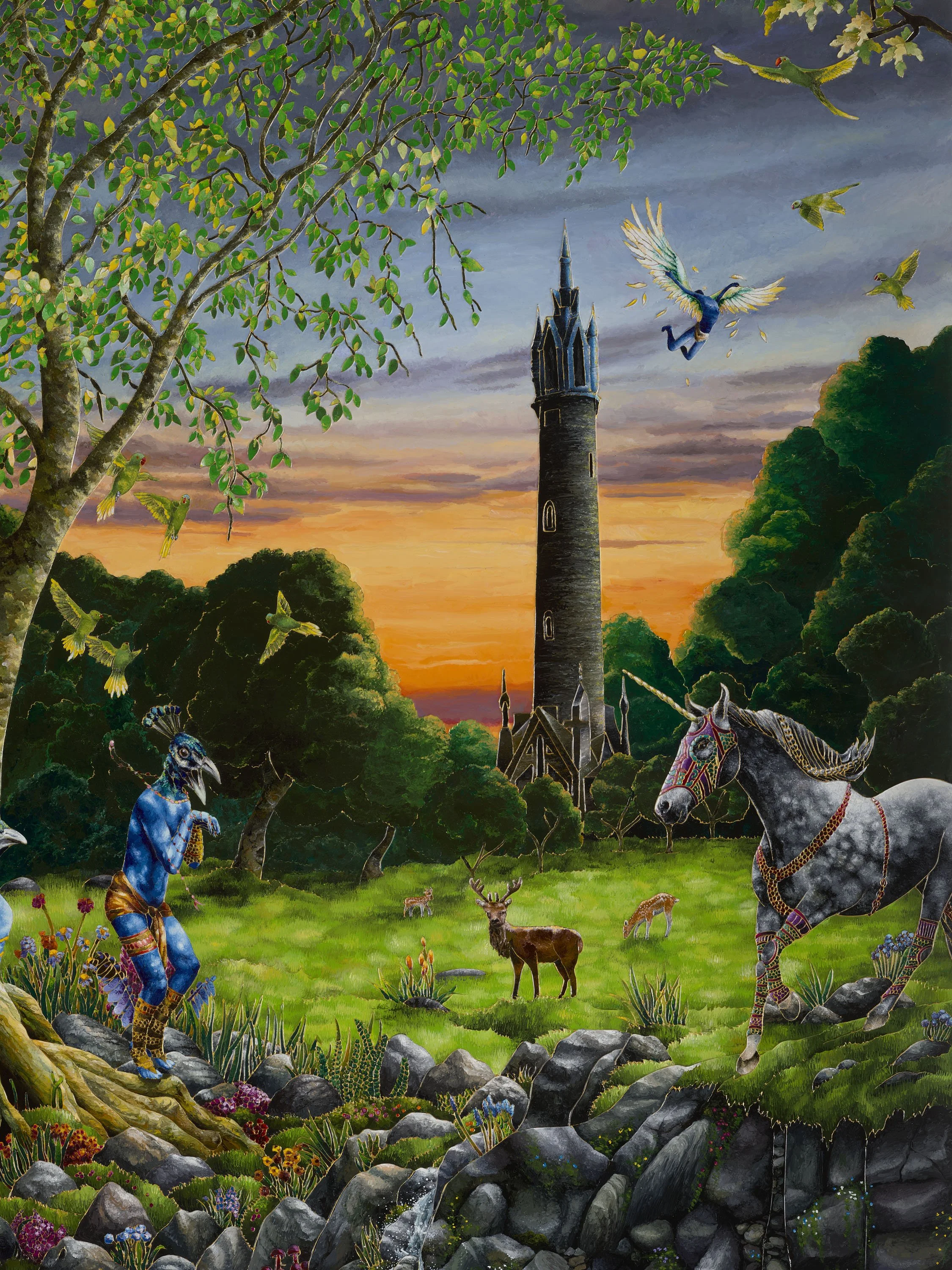 REVIEW: Raqib Shaw’s “Paradise Lost” at the Art Institute of Chicago