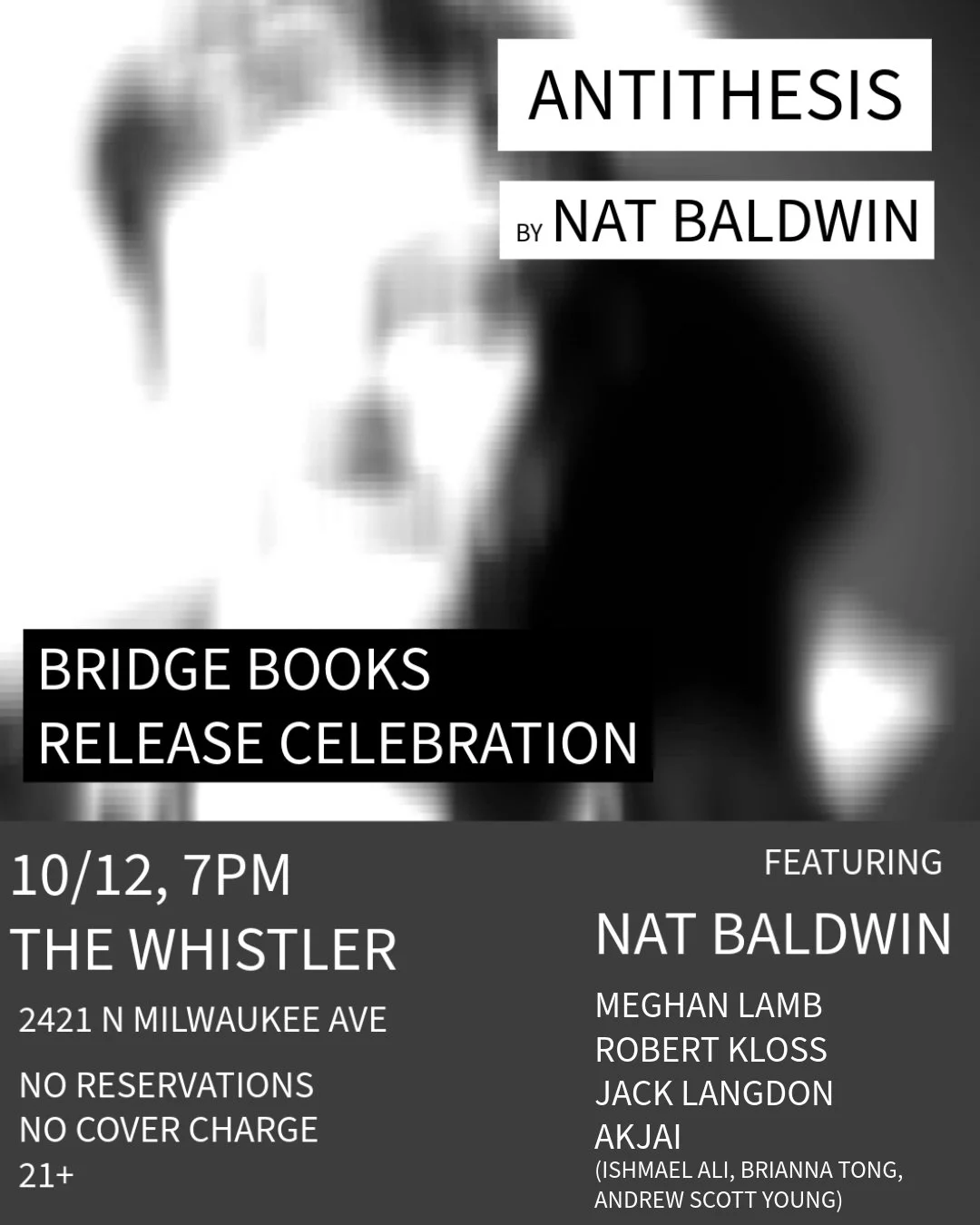 A Book Release Party for Nat Baldwin’s Experimental Memoir, “Antithesis”