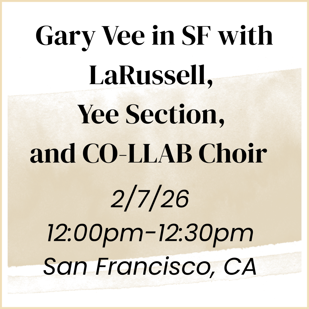 Gary Vee in SF with LaRussell, Yee Section, and CO-LLAB Choi