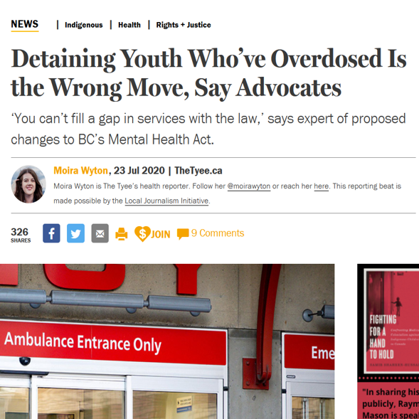 Detaining Youth Who’ve Overdosed Is the Wrong Move, Say Advocates