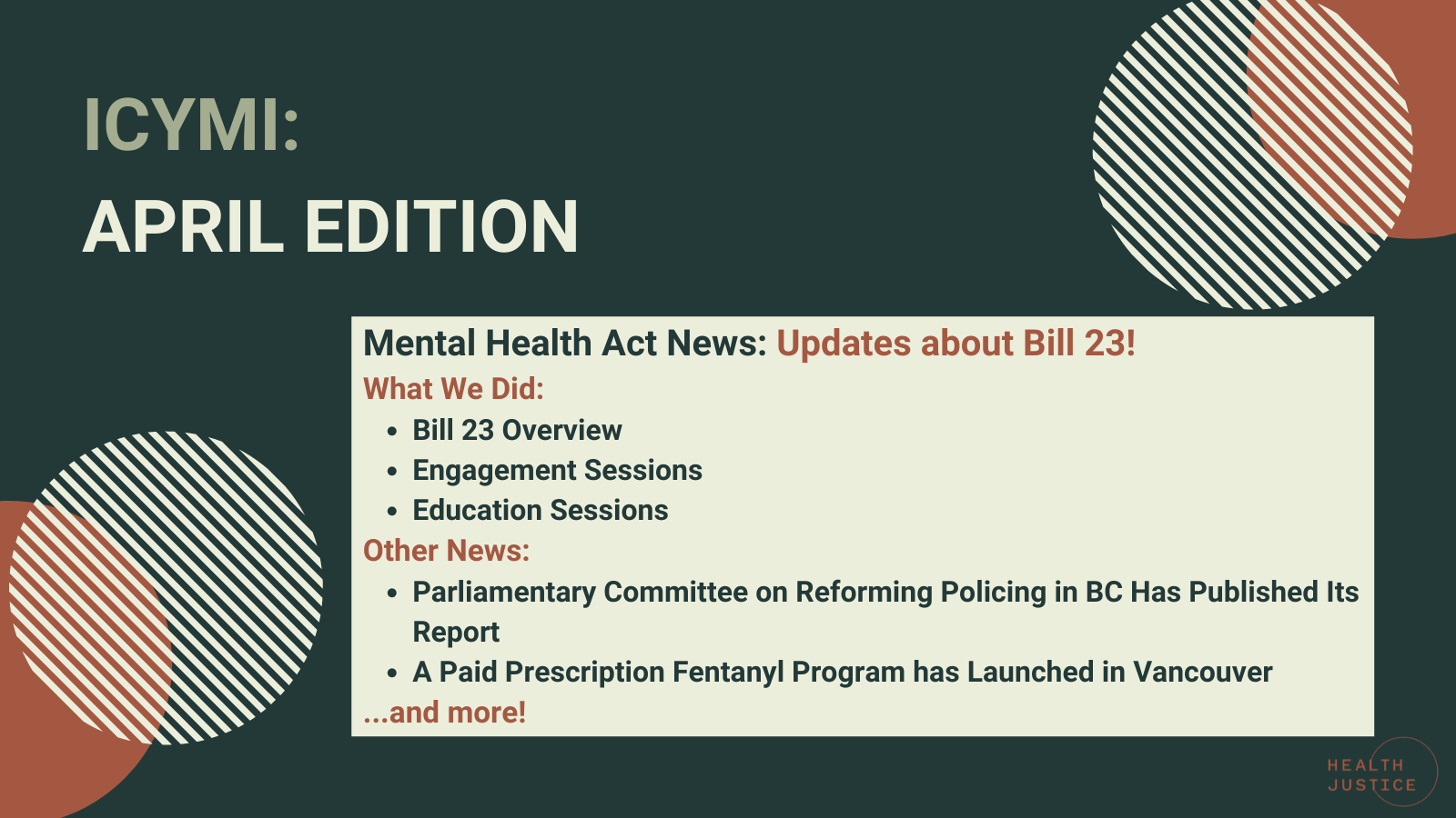 ICYMI: April Edition