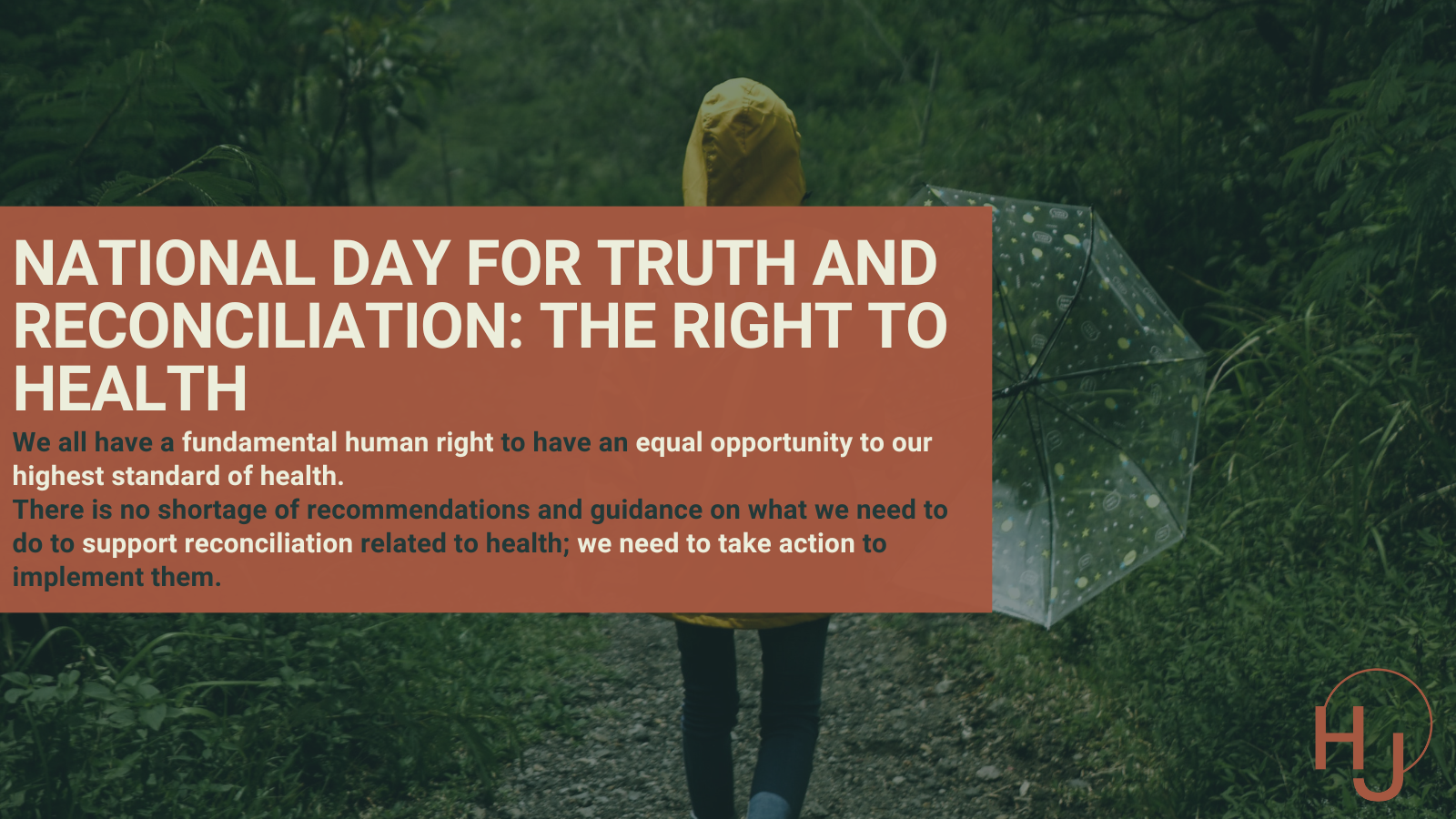 National Day for Truth and Reconciliation: The Right to Health