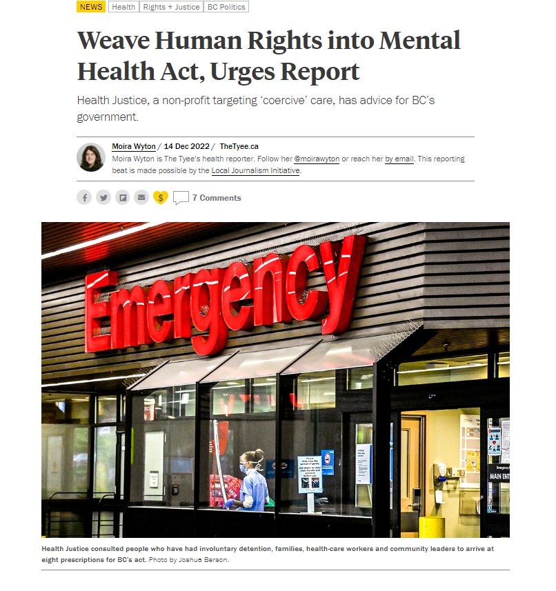 Weave Human Rights into Mental Health Act, Urges Report