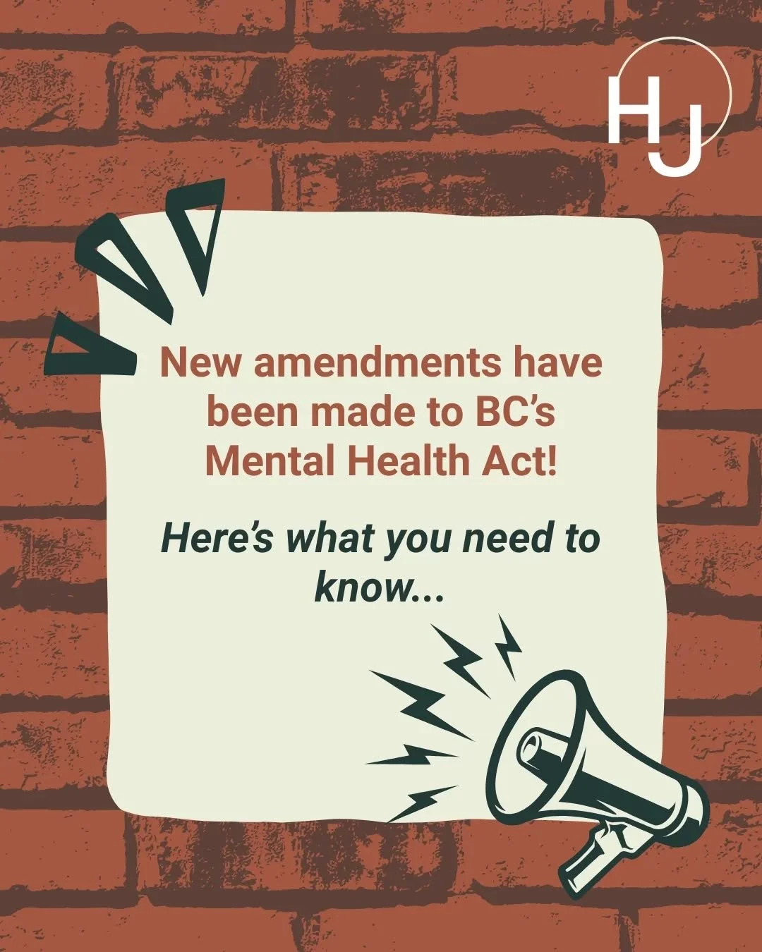 Bill 32 introduces changes to the Mental Health Act and with it has come quite a bit of confusion. We've tried to answer some big questions surrounding the bill as well as provide clarity on what this all means. Check out our latest blog post to lear