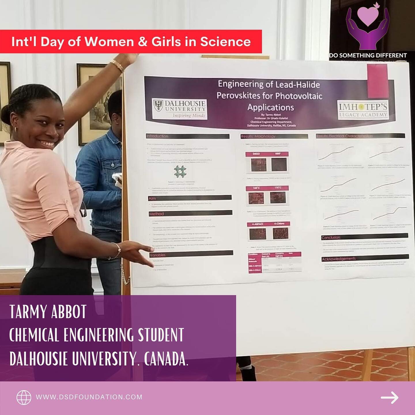 Our final addition to our Saint Lucian Women in STEM series!👩🏽&zwj;🔬
 

 
SWIPE ➡️ and get to know @tarmayy21 , thank you for sharing your story with us!
 

 
#womenandgirlsinscience #youngscientists #femalescientists #stlucians #caribbeanwomen #w