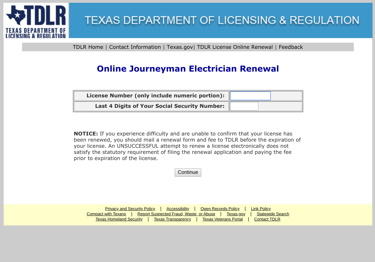 Texas Electrical License Renewal Step By Step In 2021 Sparky Education