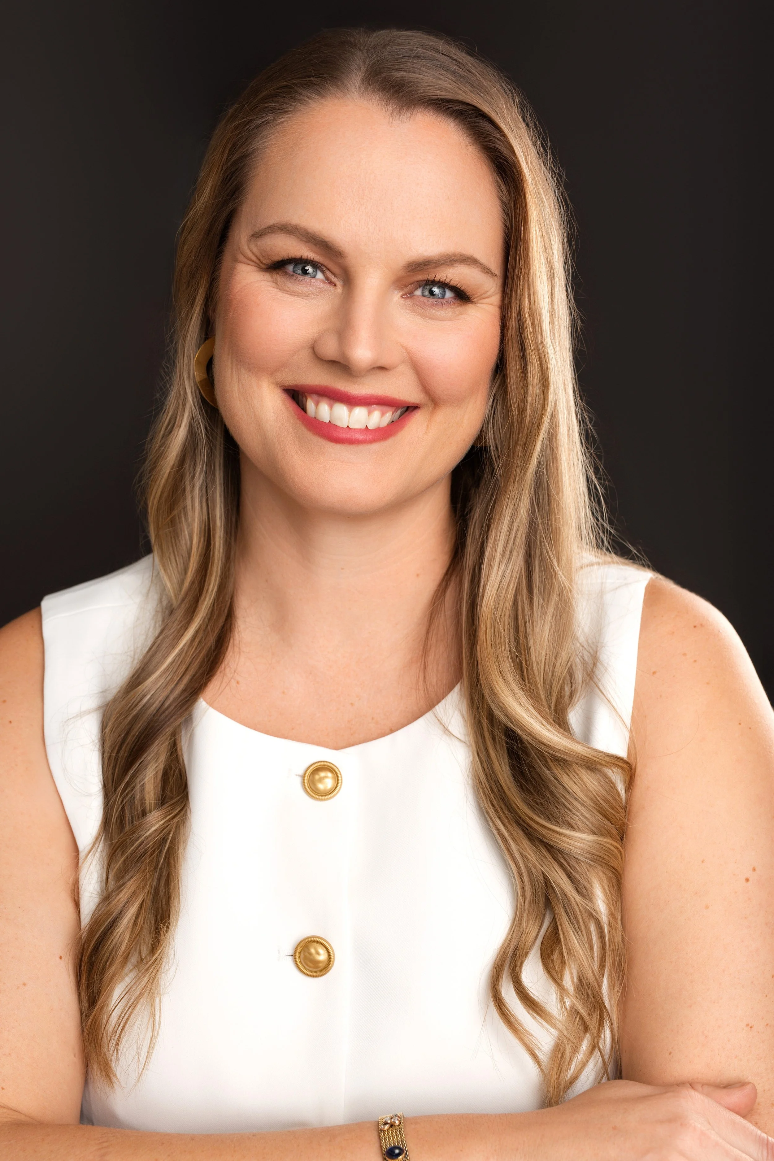 Branding portrait of a woman photographed during a Vancouver studio session.