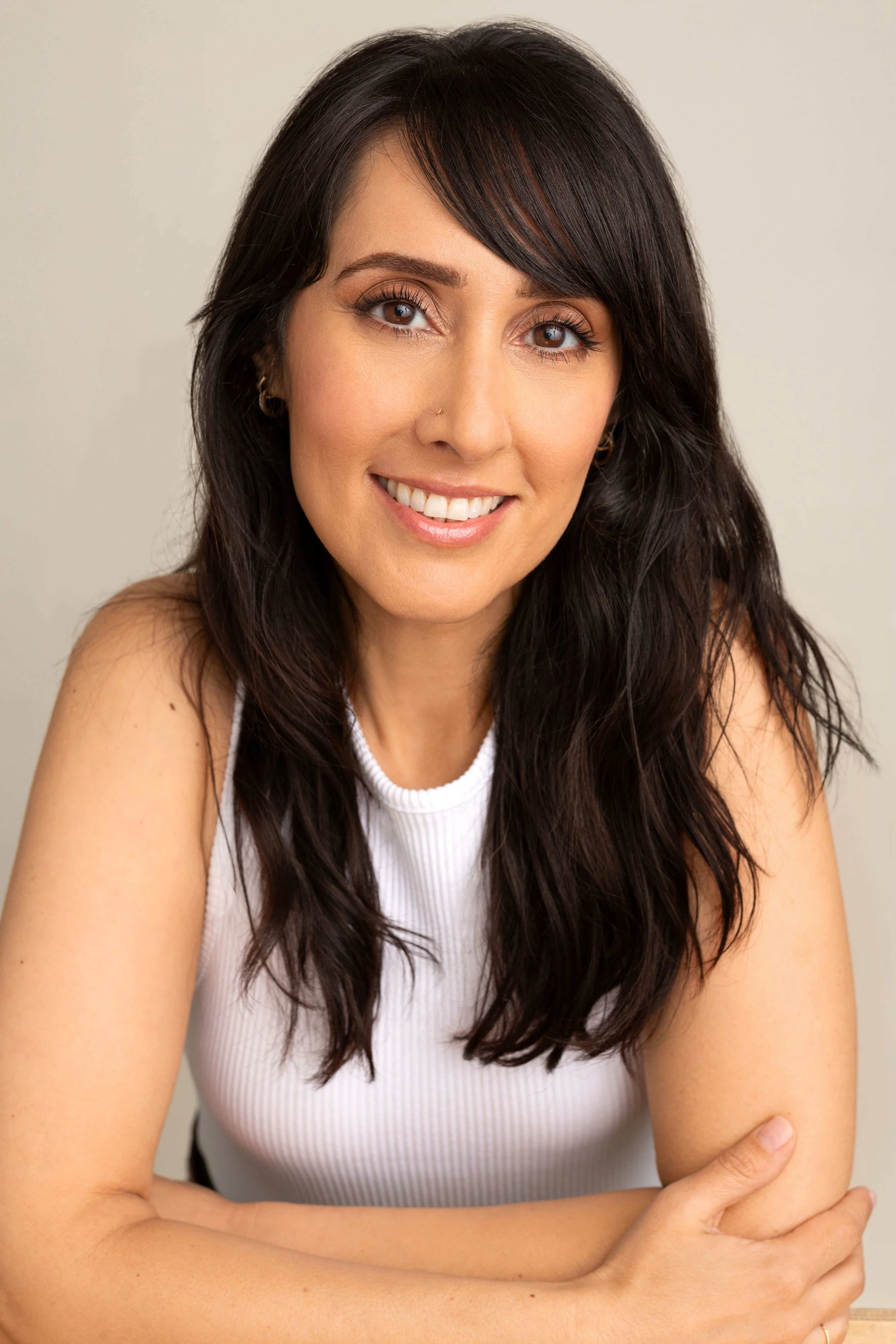 Portrait of a creative professional in Vancouver captured in a modern studio.
