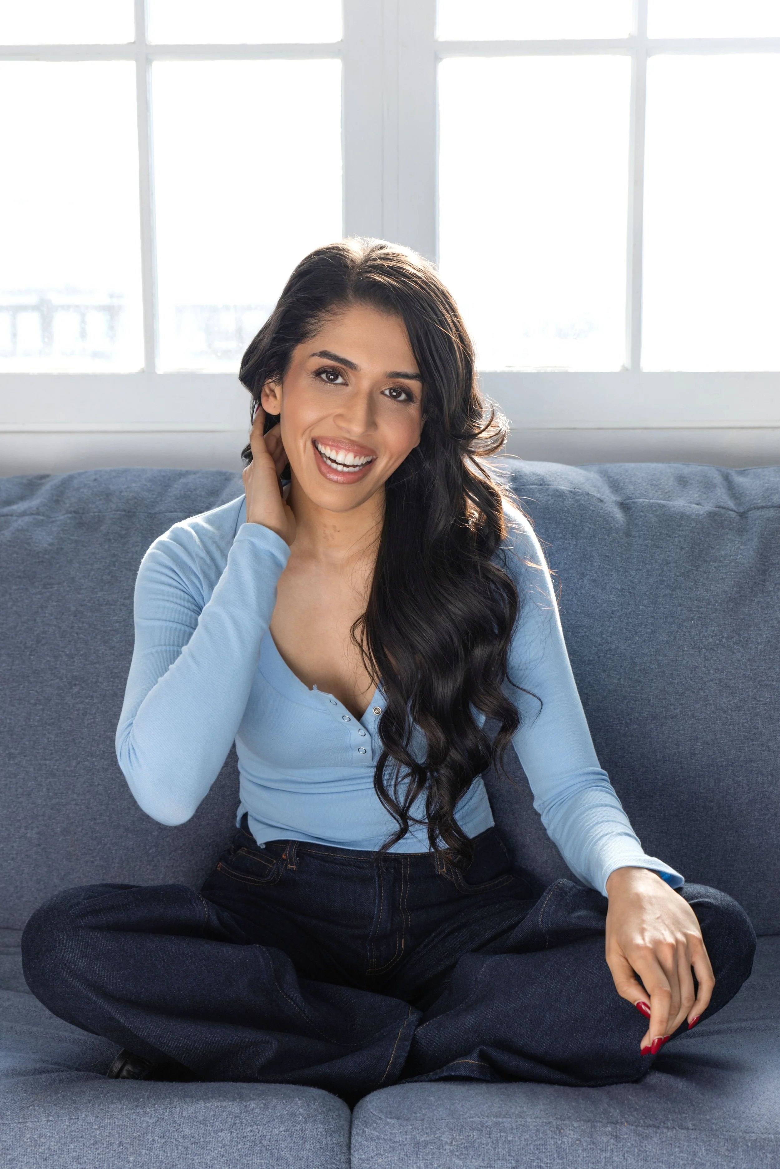 Editorial portrait of a professional woman in Vancouver for online and marketing use.