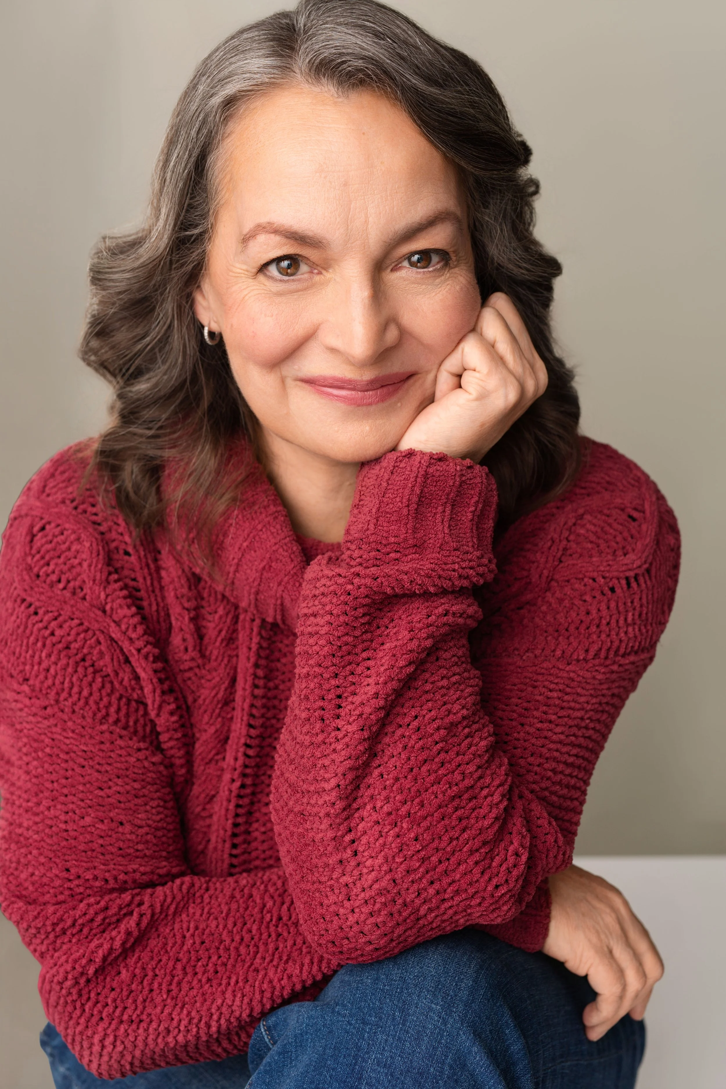 Actor headshot captured in a Vancouver portrait photography studio.