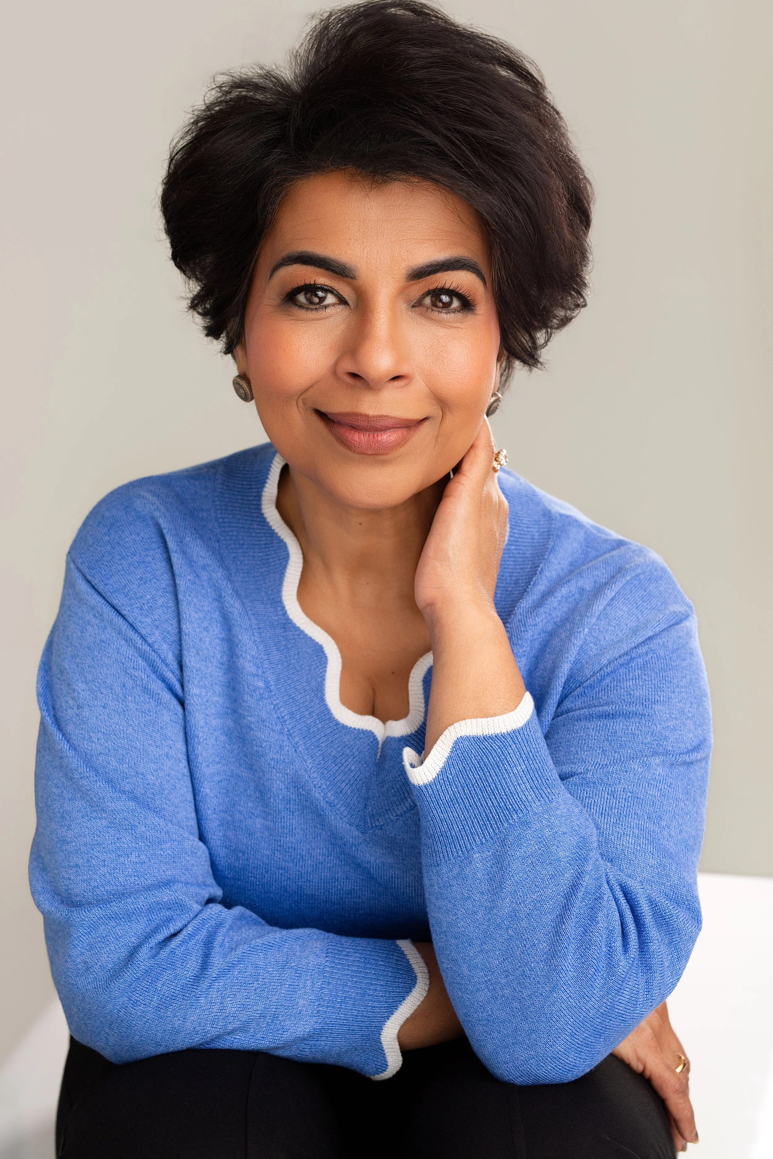 Professional woman photographed for both branding and headshot purposes in Vancouver.