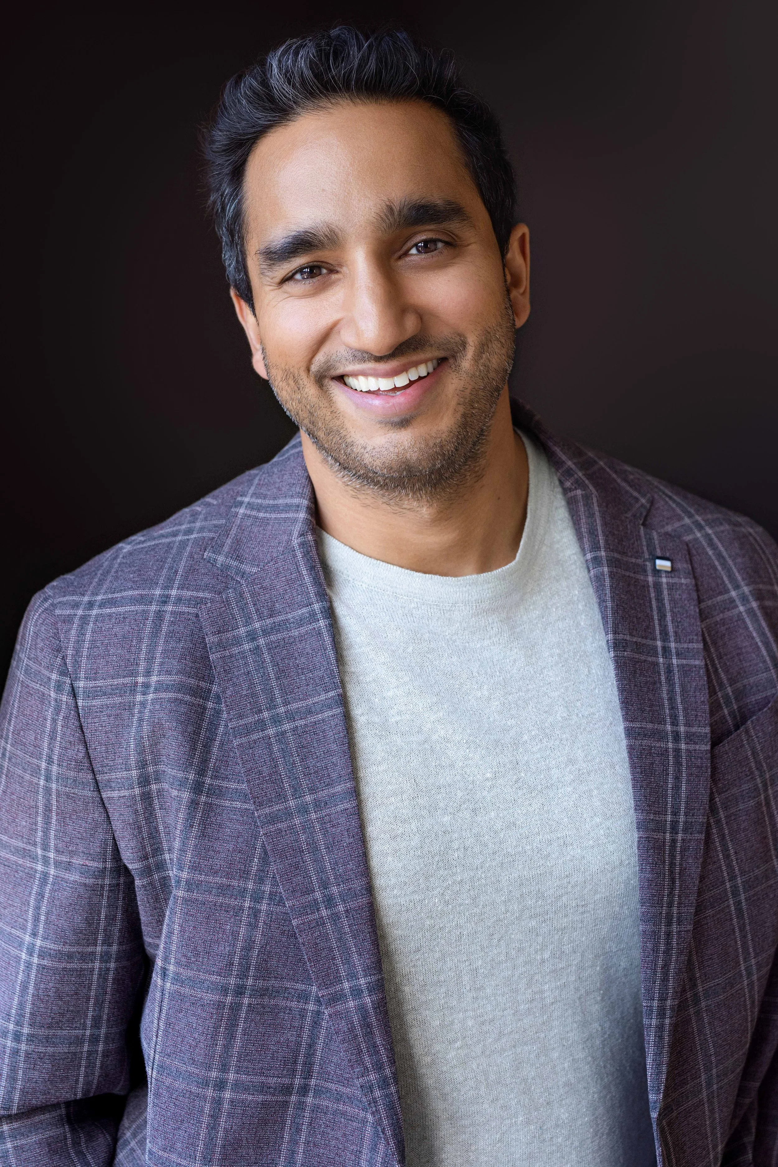 Personal branding session for a doctor photographed in a Vancouver studio.