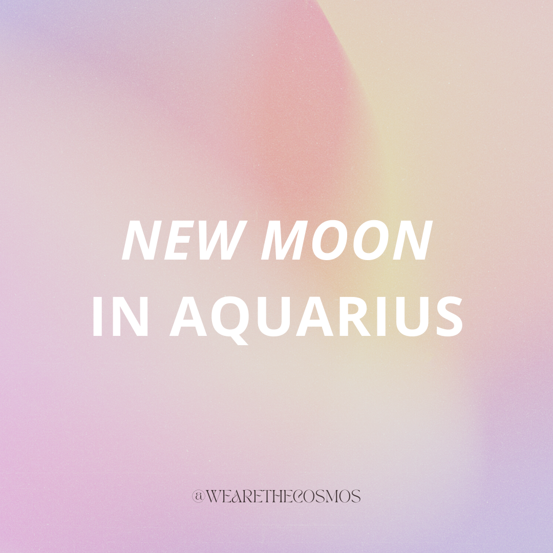 NEW MOON IN AQUARIUS | FEB 1