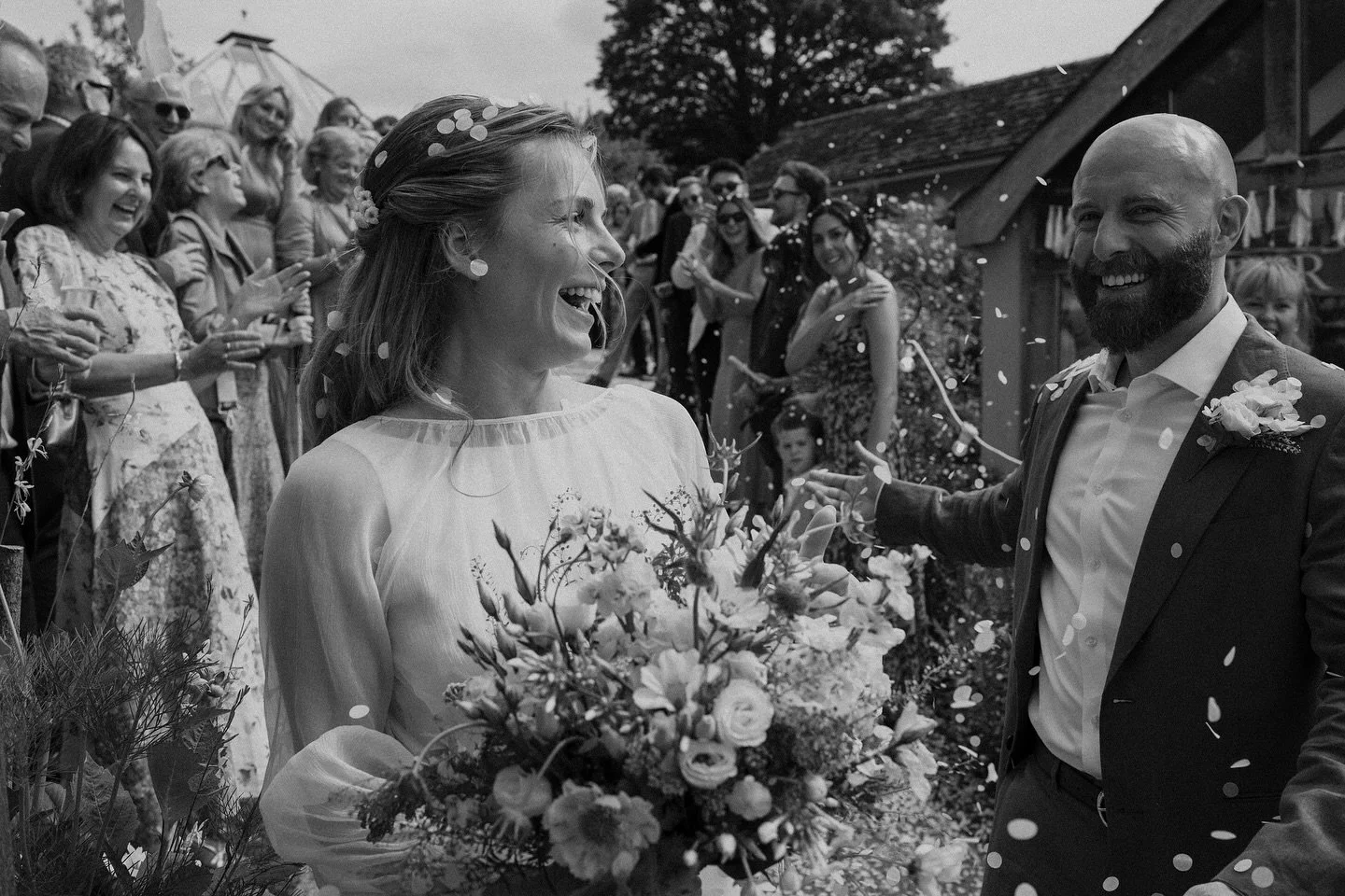 Another beautiful garden wedding in Herefordshire from this year 🌿

Photography: @emilystevephoto 
Dress: @liliacassceremonial 
Hair: @redshairco 
Suit: @charlestyrwhitt 
Band: @thehypeweddingband