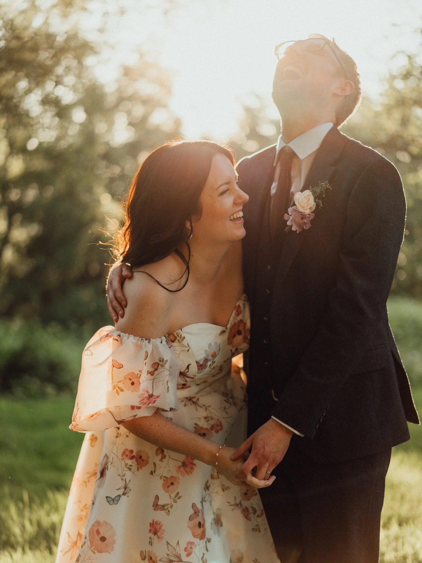 Who doesn’t love a floral wedding dress 🌸 this one was lovingly made by the brides mum ✨
Photography: @emilystevephoto 
Content creation: @contentbyhayley_ 
Venue: @kingdom_pen 
Hair & makeup: @laurenthair 
Flowers: @the_floweralchemist