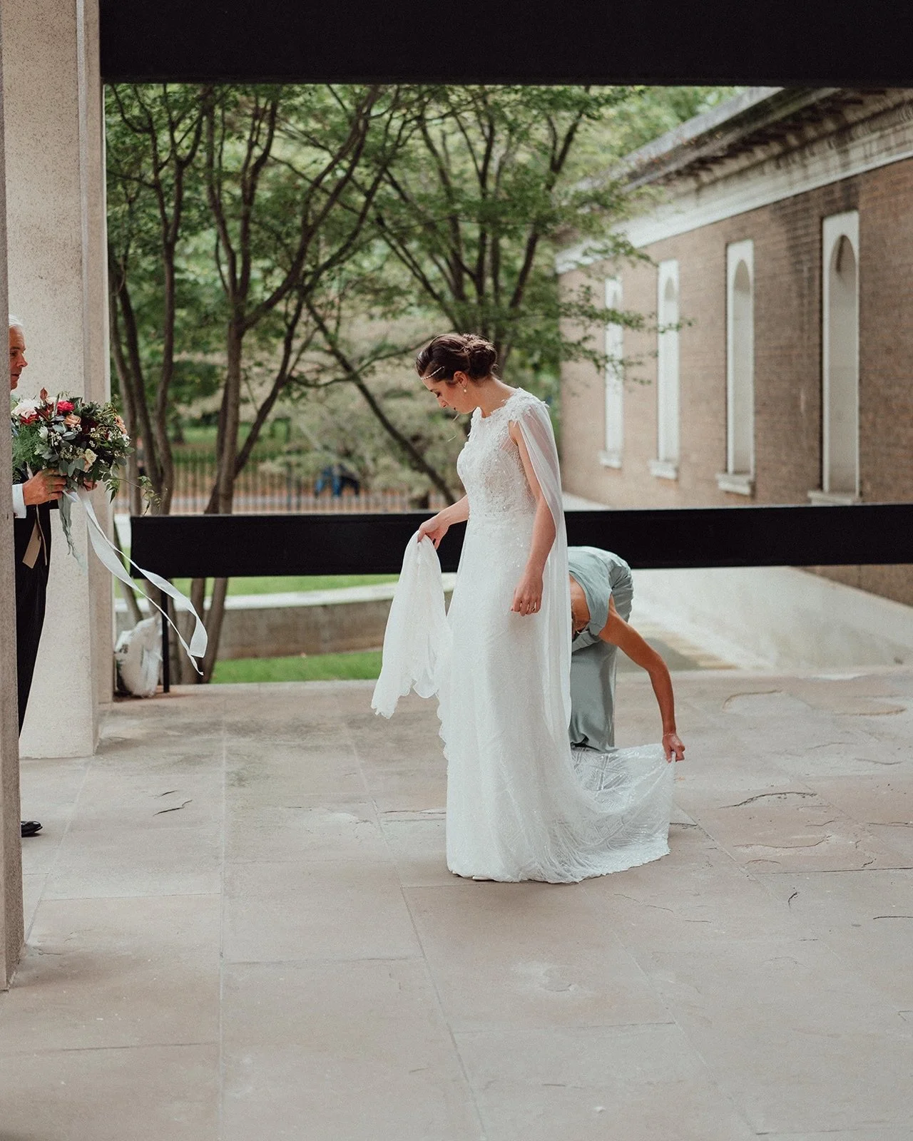 Some moments before the ceremony of this beautiful London wedding a few years ago. One of those days that felt special to be a part of.