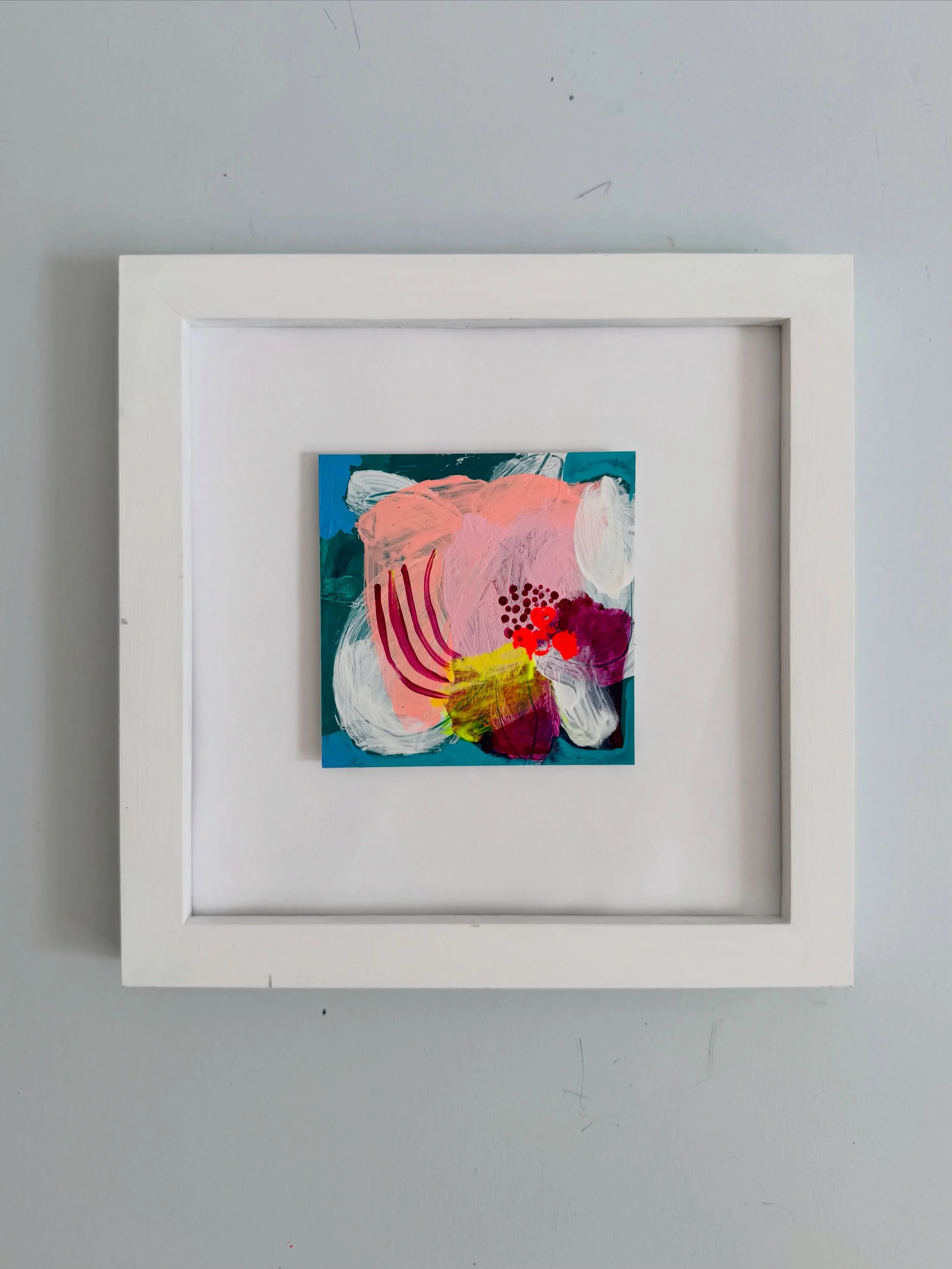 P A I N T I N G ~ nothing beats getting all the art materials out and playing with all the colours and marks&hellip; pencils, oil pastels, paints, pens and paper. I love the little painting I made after these orchid sketches and I&rsquo;m itching to 