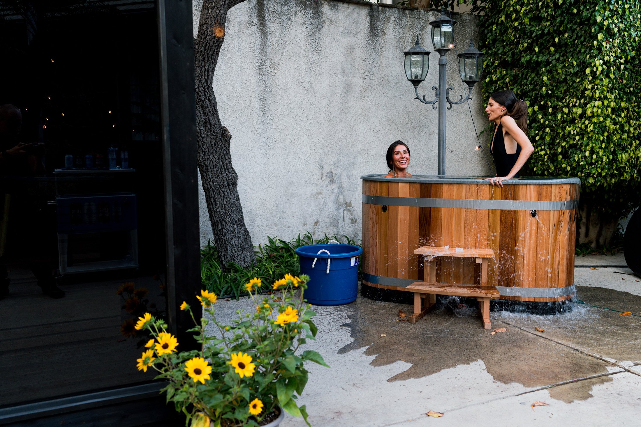 Two women in cold plunge after having a sauna in Los Angles©Sami Laitinen.jpg