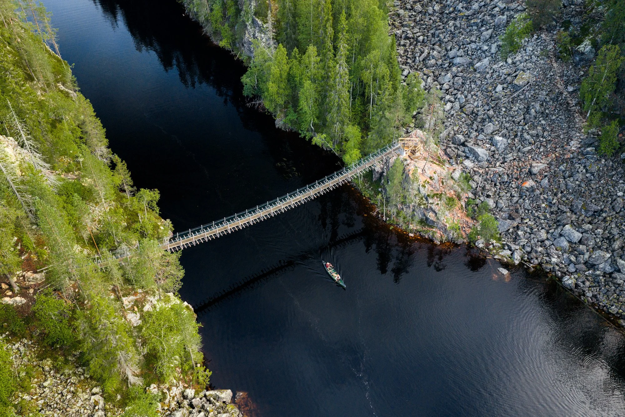 Suomussalmi-finland-kainuu-summer-kesä-river-joki-canyon-foggy-canoe adventure-kanootti-julma ölkky-hossan kansallispuisto-national park-drone shot-ilmakuva.jpg