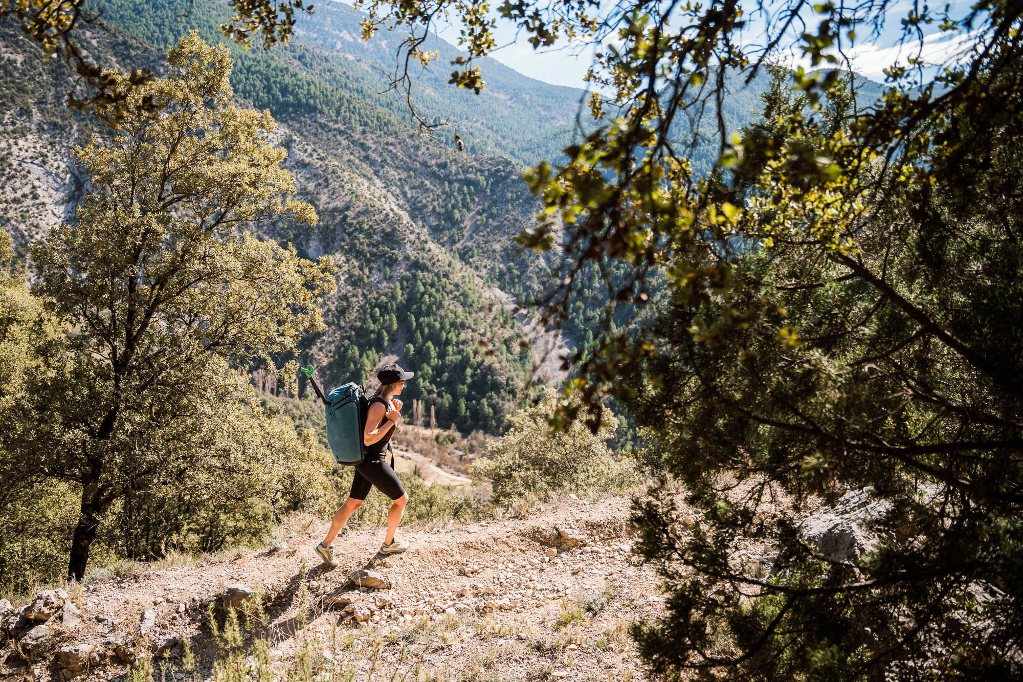 Hiking in Spain with a backbag_Summer heat_Woman walking_Adventure photography©Sami Laitinen.jpg