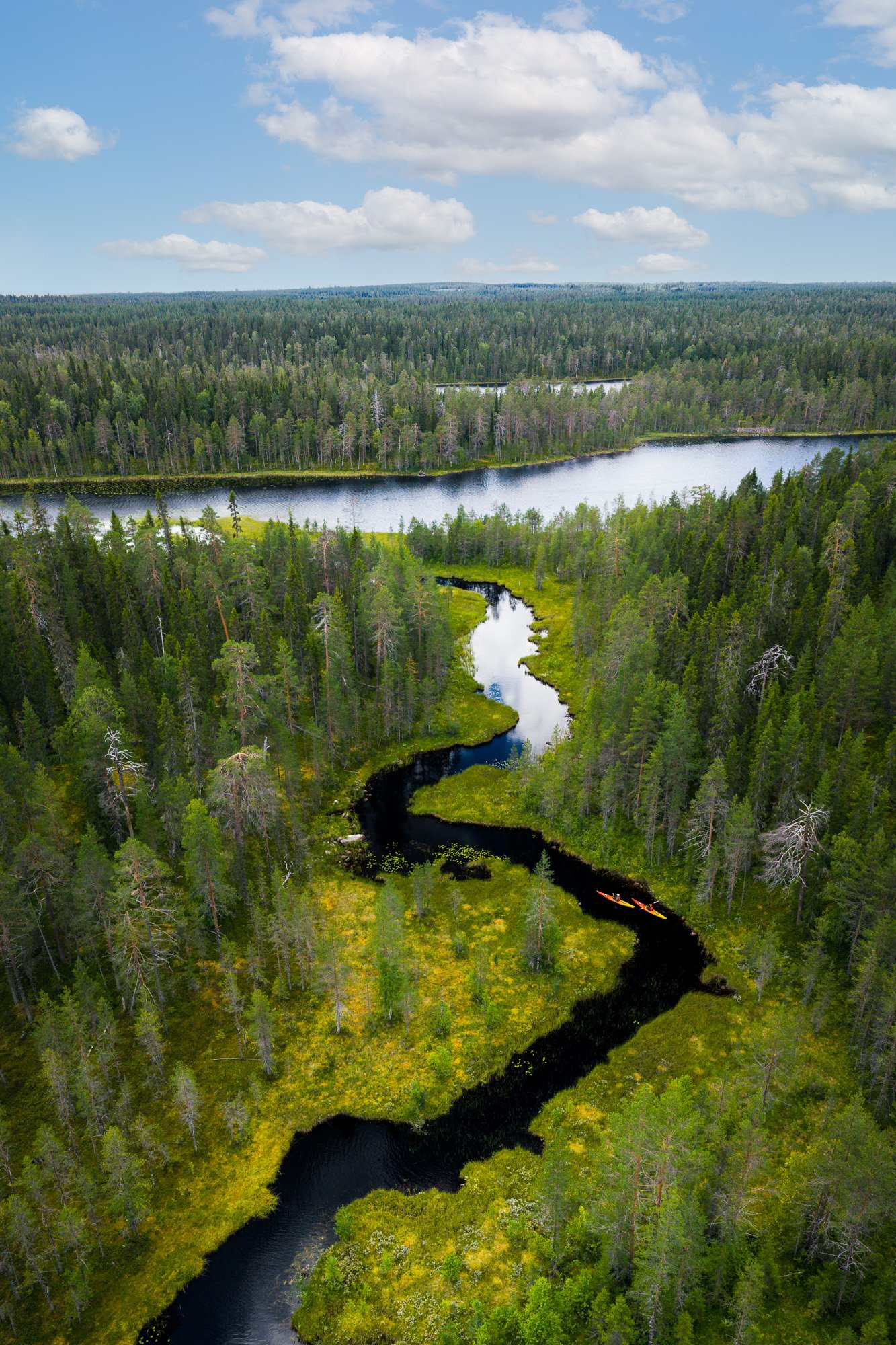 Suomussalmi-finland-kainuu-summer-kesä-river-joki-kayaking adventure-kajakki-ilmakuva-drone scenery©Filved Agency.jpg