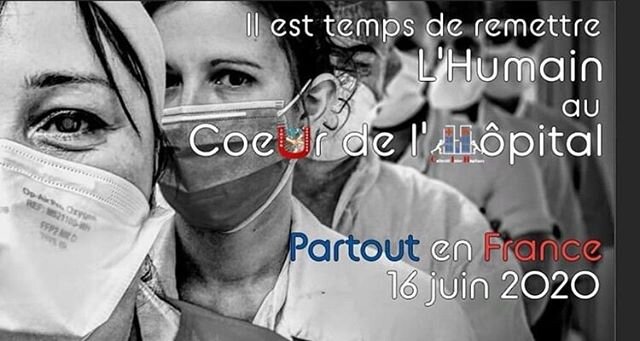 Rassemblements dans toute la France le mardi 16 juin ! #sauvonslhopitalpublic