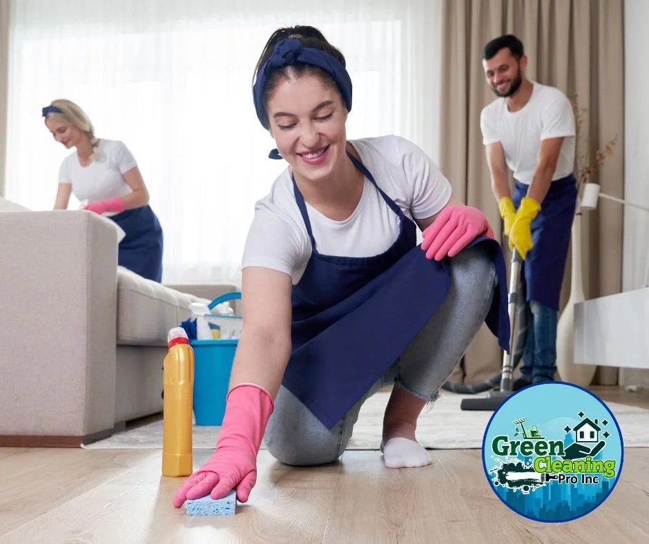 Friendly Green Cleaning Pro Inc Staff cleaning in the finger lakes new york area