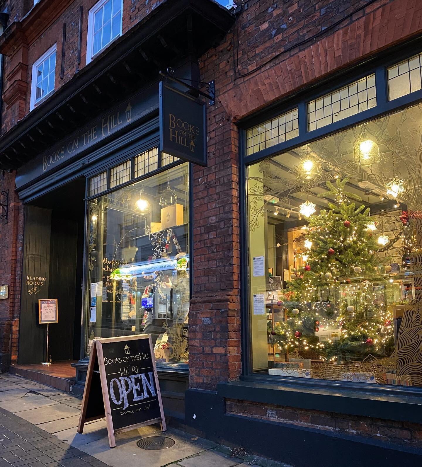 Seasons Greetings 🎄

The windows are looking very festive now with a few extra decorations being added today. 

The team are all looking forward to our upcoming Festive Quiz on 2nd December. With 4 rounds covering literature, films, general knowledg