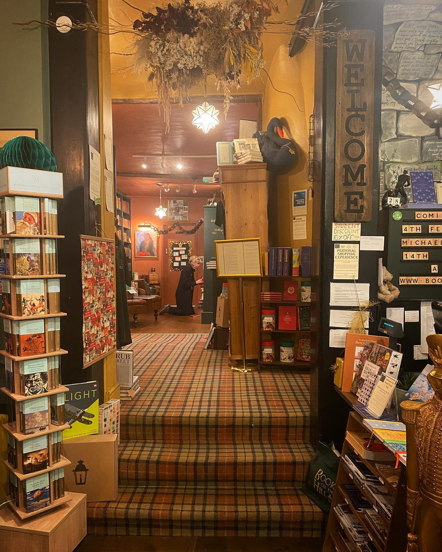 &ldquo;The alphabet fanatic strikes again&rdquo;~ Bookseller Jane is sorting our vintage section. This section had a lot of love this weekend with books flying off the shelves and becoming beautifully gift wrapped at the till ready for the festive se