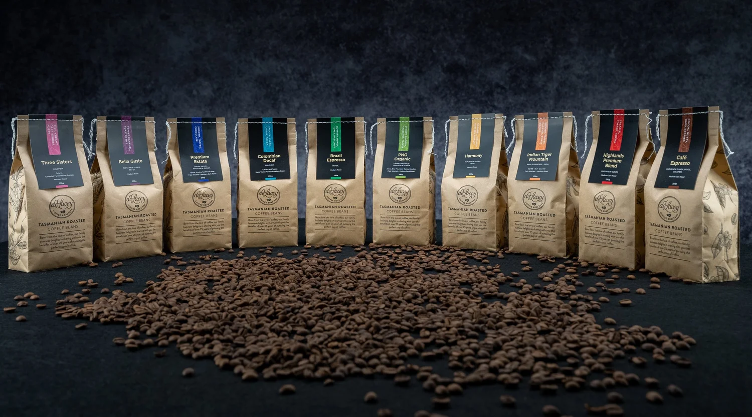 de Lacey Coffee Roasters Tasmanian Roasted Coffee Tasmania Coffee