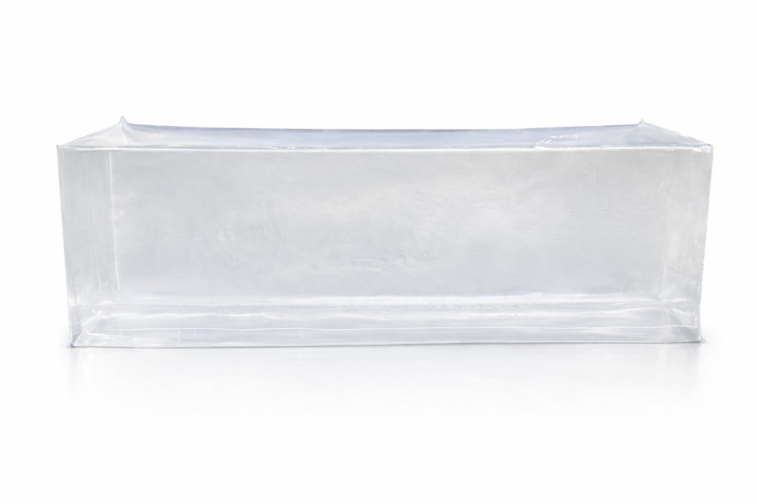 A large block of ready to use synthetic ballistic gel.