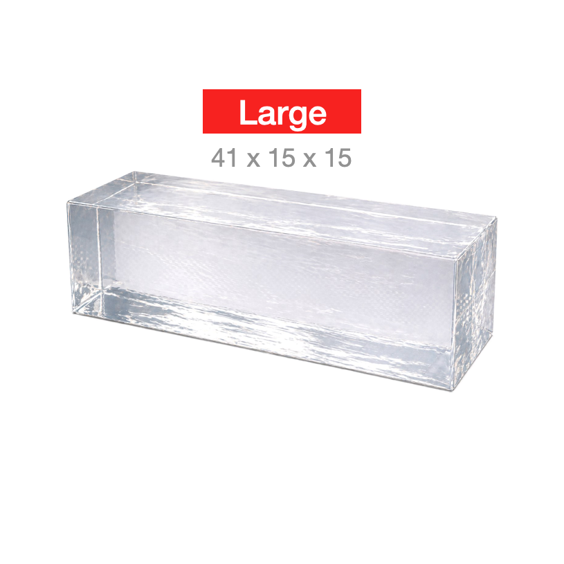 Large Synthetic Ballistic Gel Block