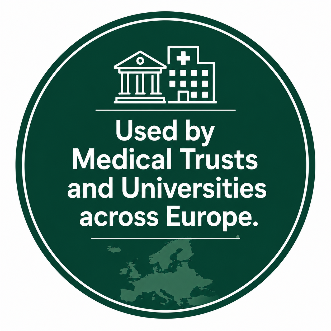 Used by medical trusts and universities across Europe