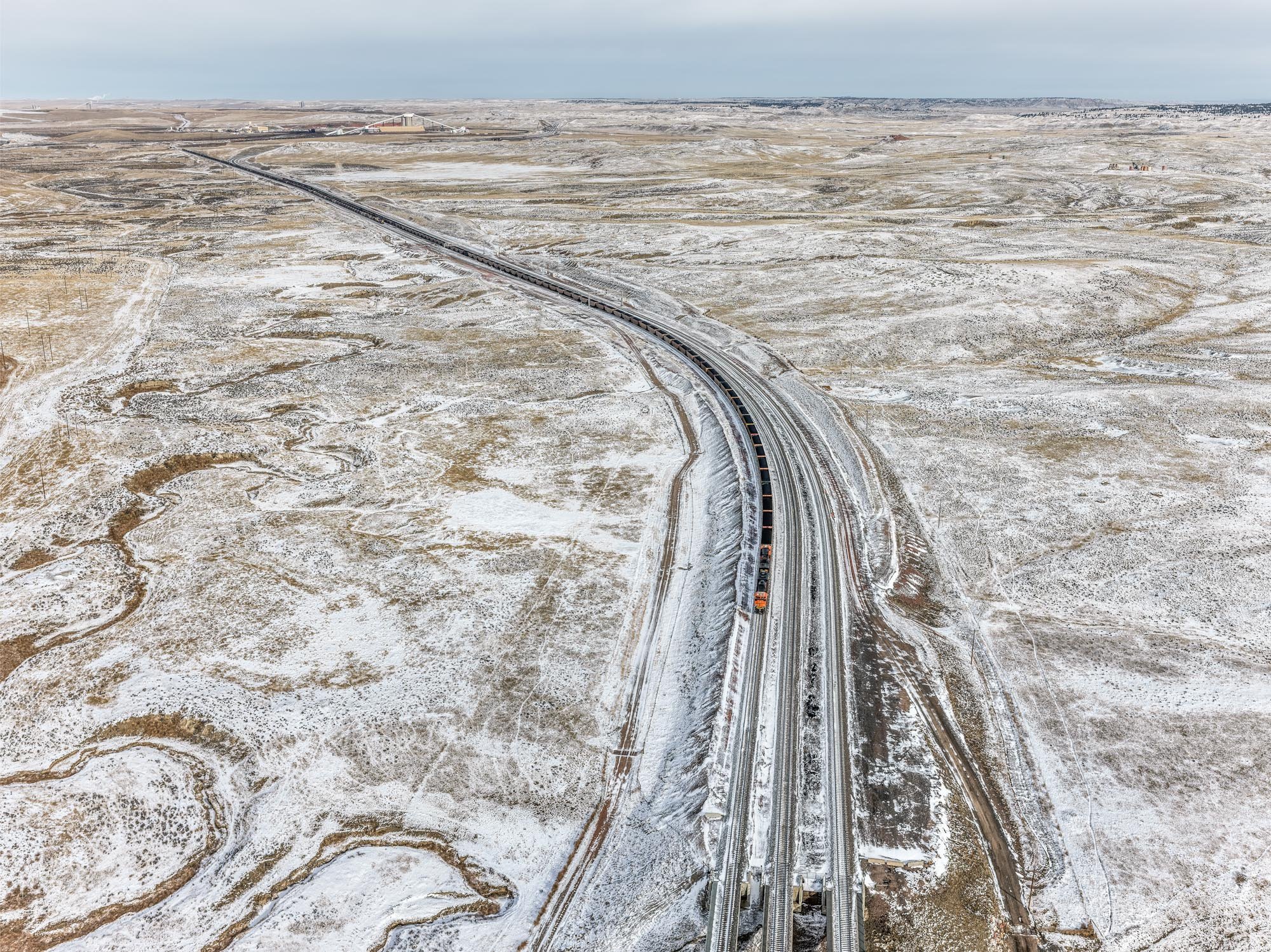 Christophe Guye Galerie Edward Burtynsky Coal Train, Near Gillette, Wyoming, USA, 2015.jpg