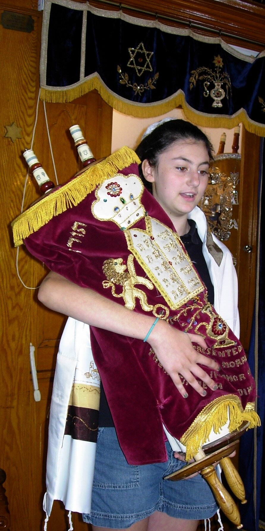 Shirah's Bat Mitzvah practice