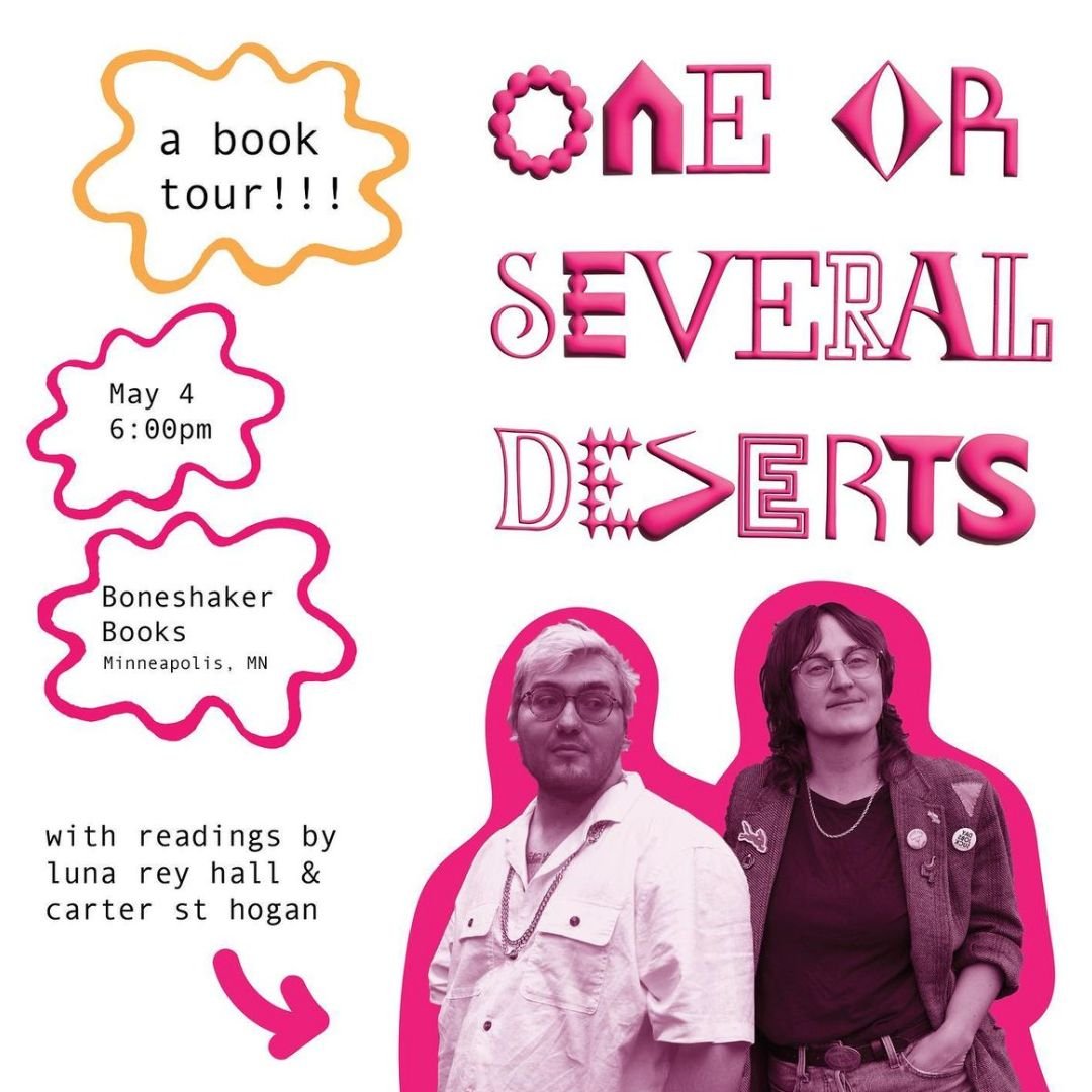 Carter St. Hogan book tour reading