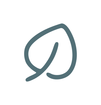 Icon of a leaf outline, symbolizing a whole-person therapeutic approach.