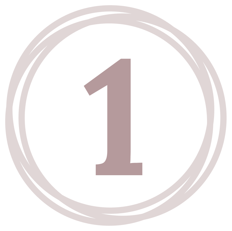 Number one in a stylized circle