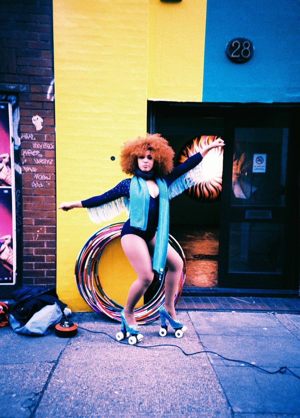 Marawa The Amazing Spins 102 Hula Hoops While Shooting the LC-A+!