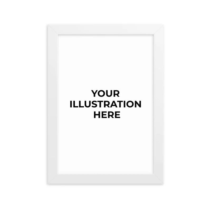 A4 White Frame