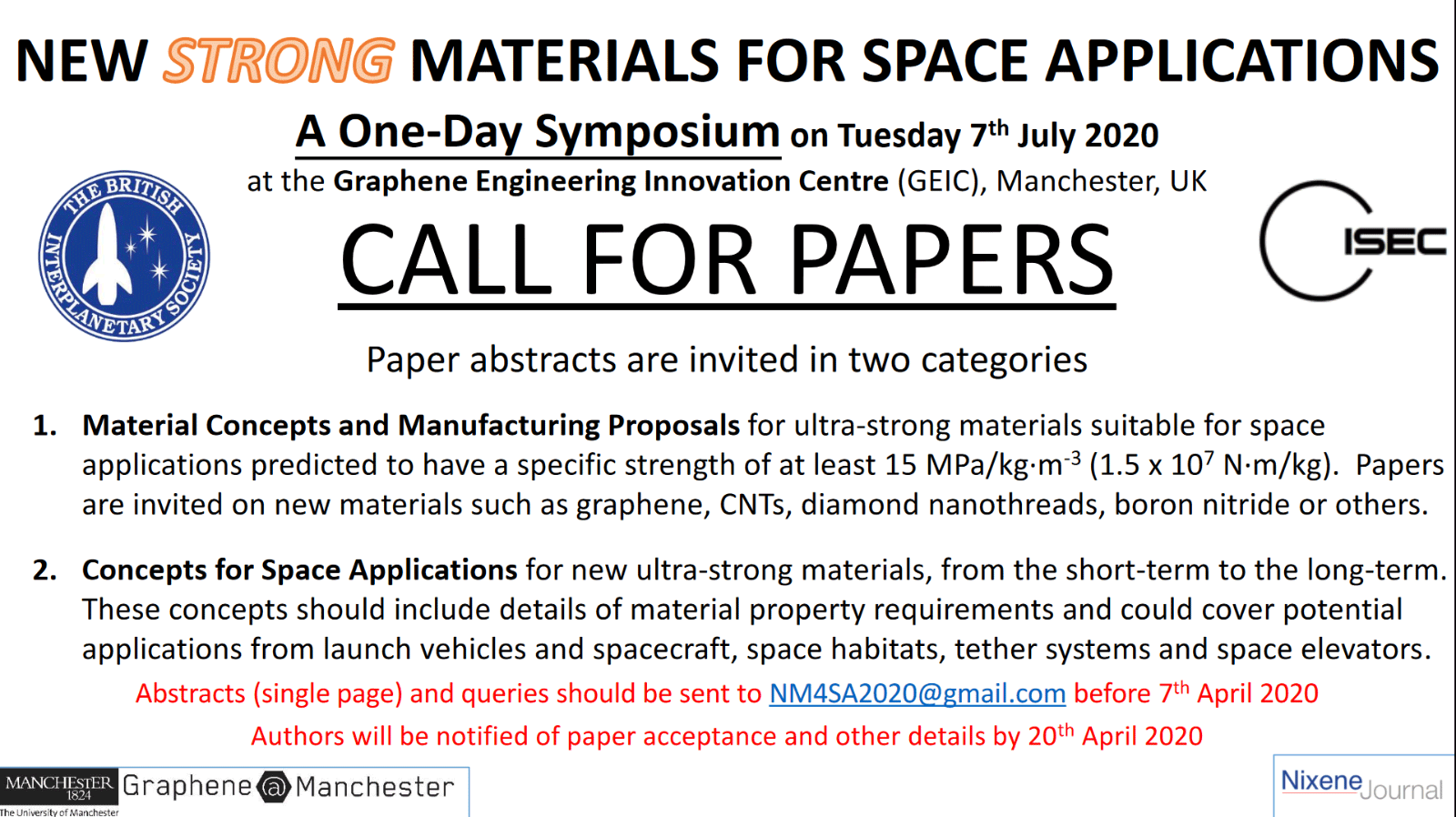 Symposium call