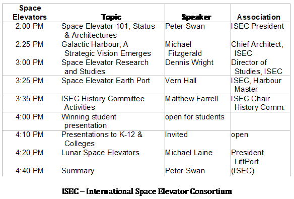 ISDC schedule 2018