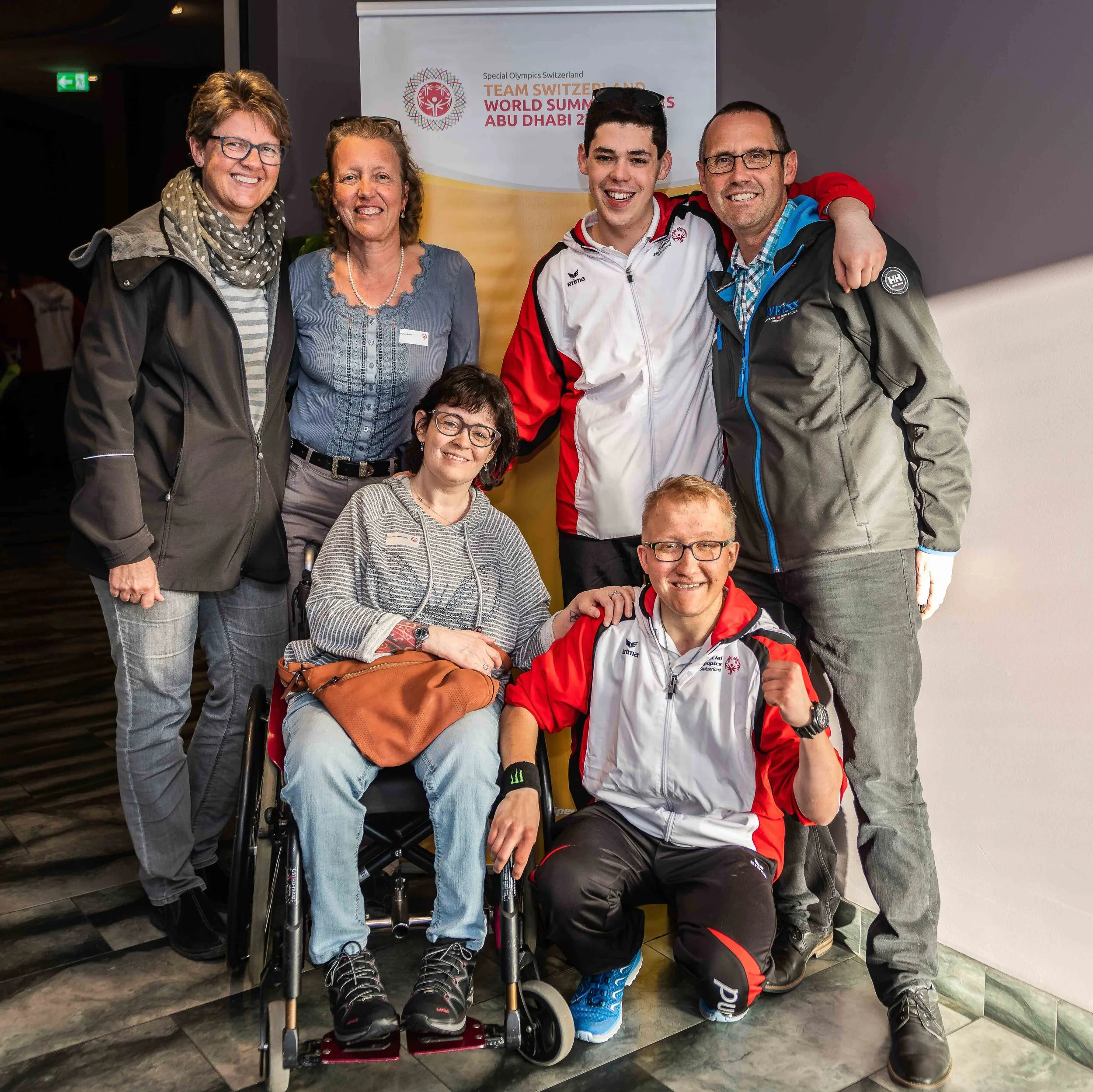 Abschied der Athleten