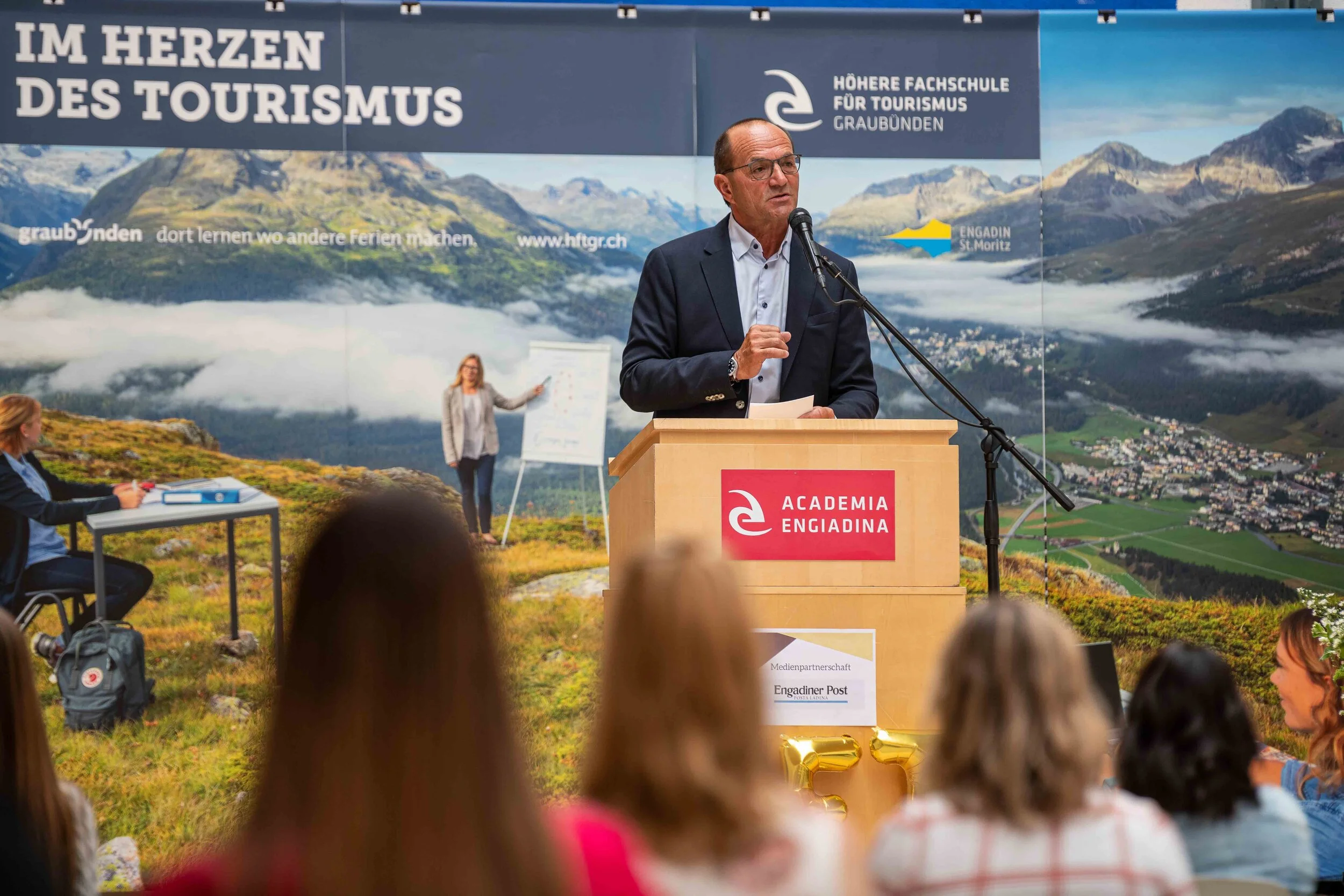 Diplomfeier, Höher Fachschule für Tourismus, Samedan
