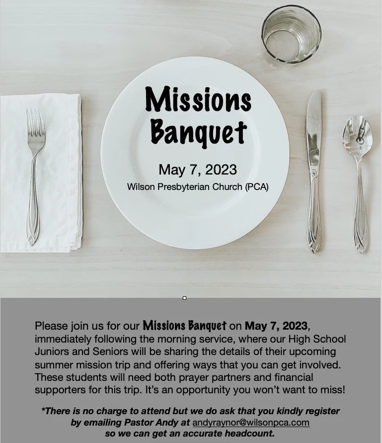 Missions Banquet